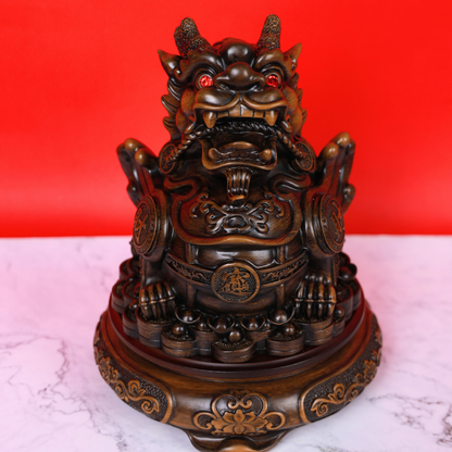 Traditional Rotating Wood Pi Yao 30cm