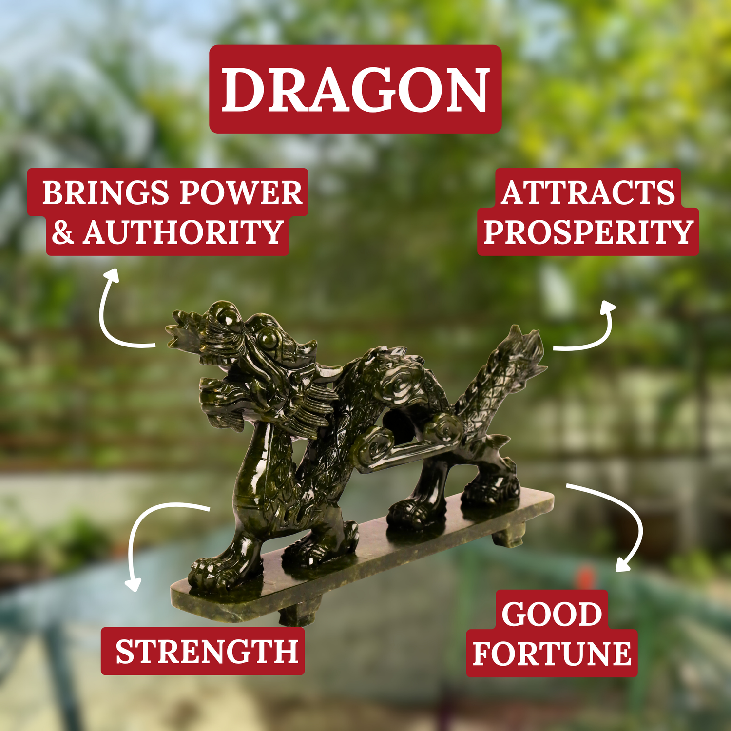 Great Jade Dragon of Boundless Energy 50cm