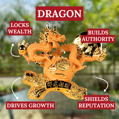 Total Dominion of Power and Riches Dragon 54cm