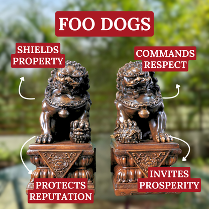 Supreme Defenders of Your Territory Foo Dogs 46cm