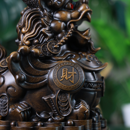 Traditional Rotating Wood Pi Yao 30cm