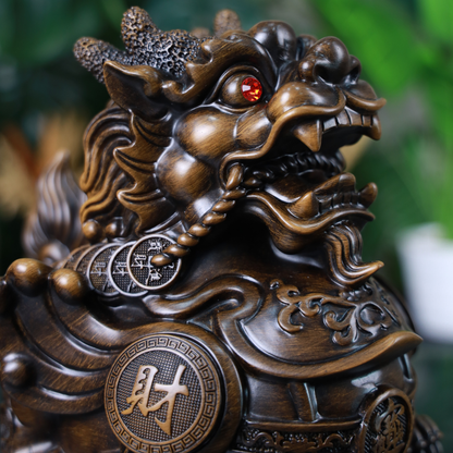 Traditional Rotating Wood Pi Yao 30cm