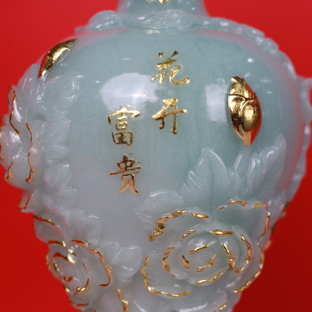 Blessed with Grace Curved Wealth Vase 45cm