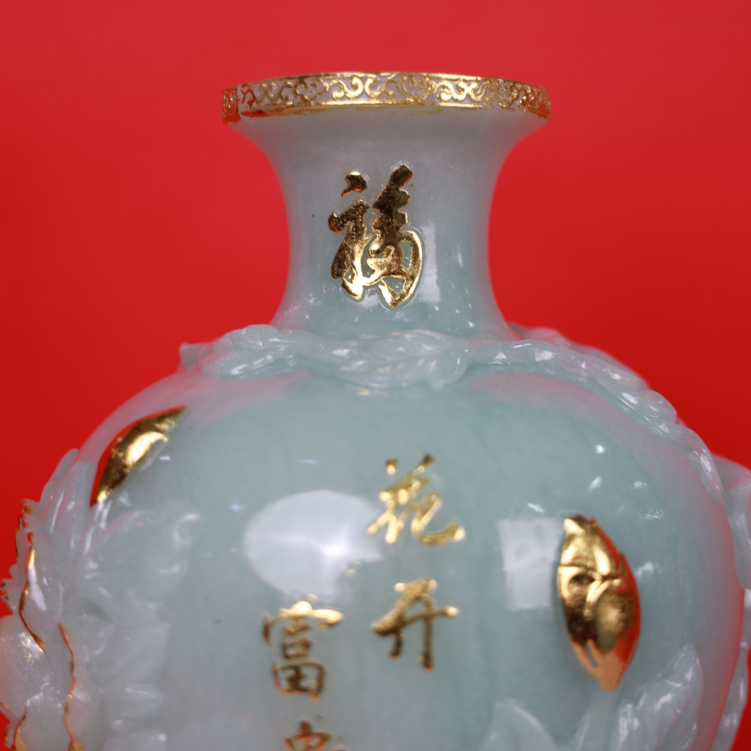 Blessed with Grace Curved Wealth Vase 45cm