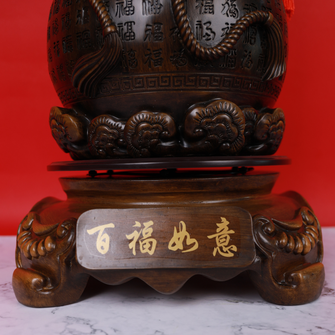 Grand Guardian of Life Wood Wu Lou 62cm
