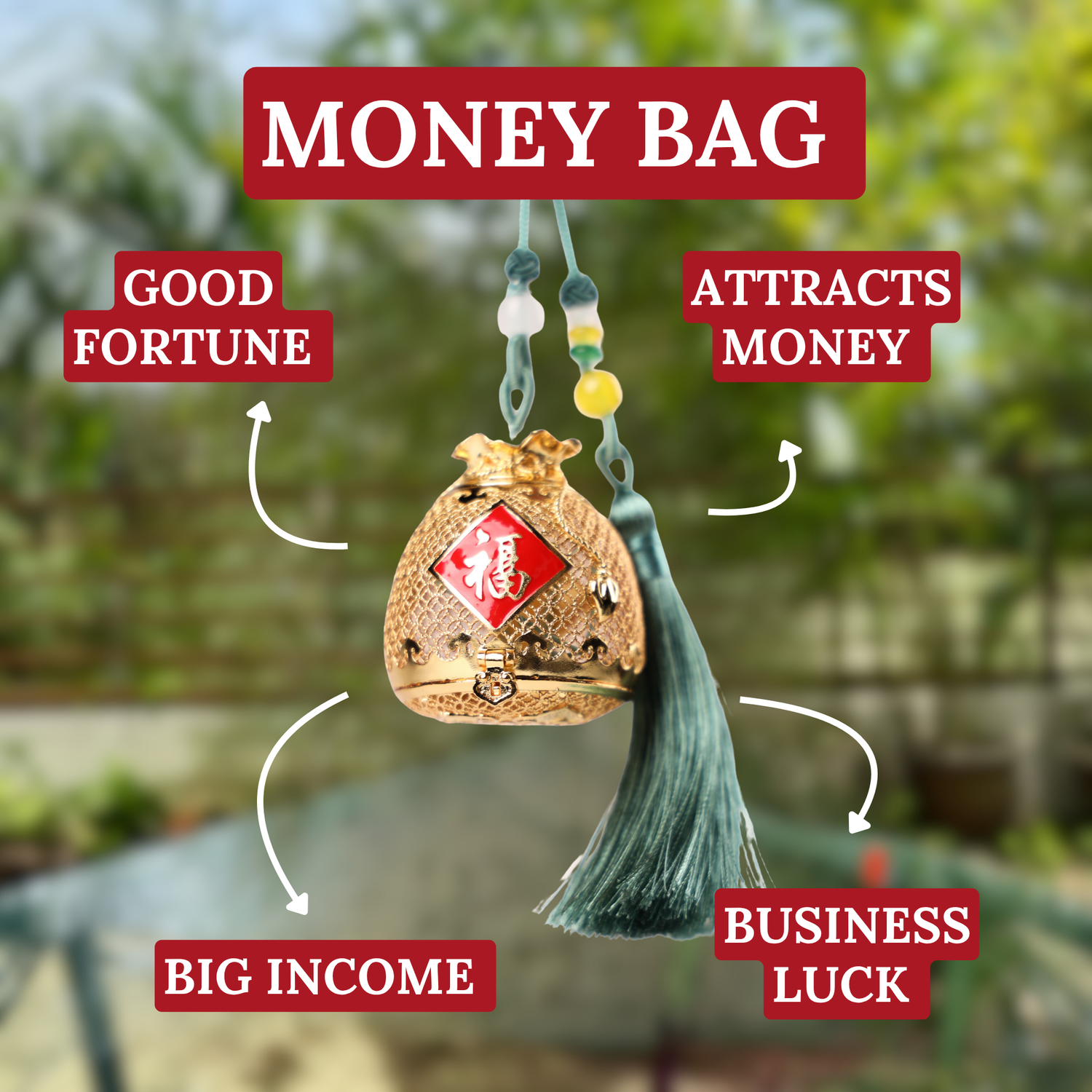 Golden Reserve of Daily Abundance Brass 5cm