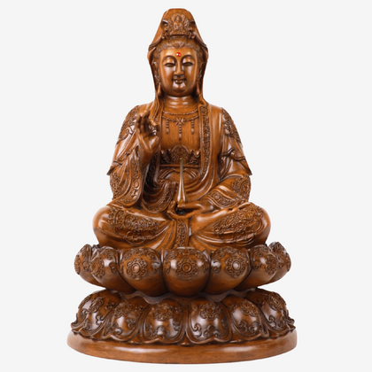 Enlightened Guardian of Peace Guan Yin 49cm