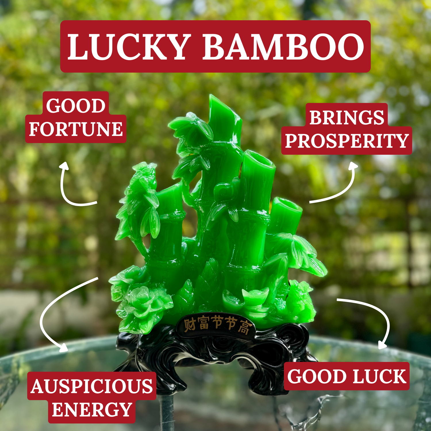 Thrive in All Seasons Lucky Bamboo 32cm Default Title - Feng Shui Charms - Royal Dragon Decor Philippines