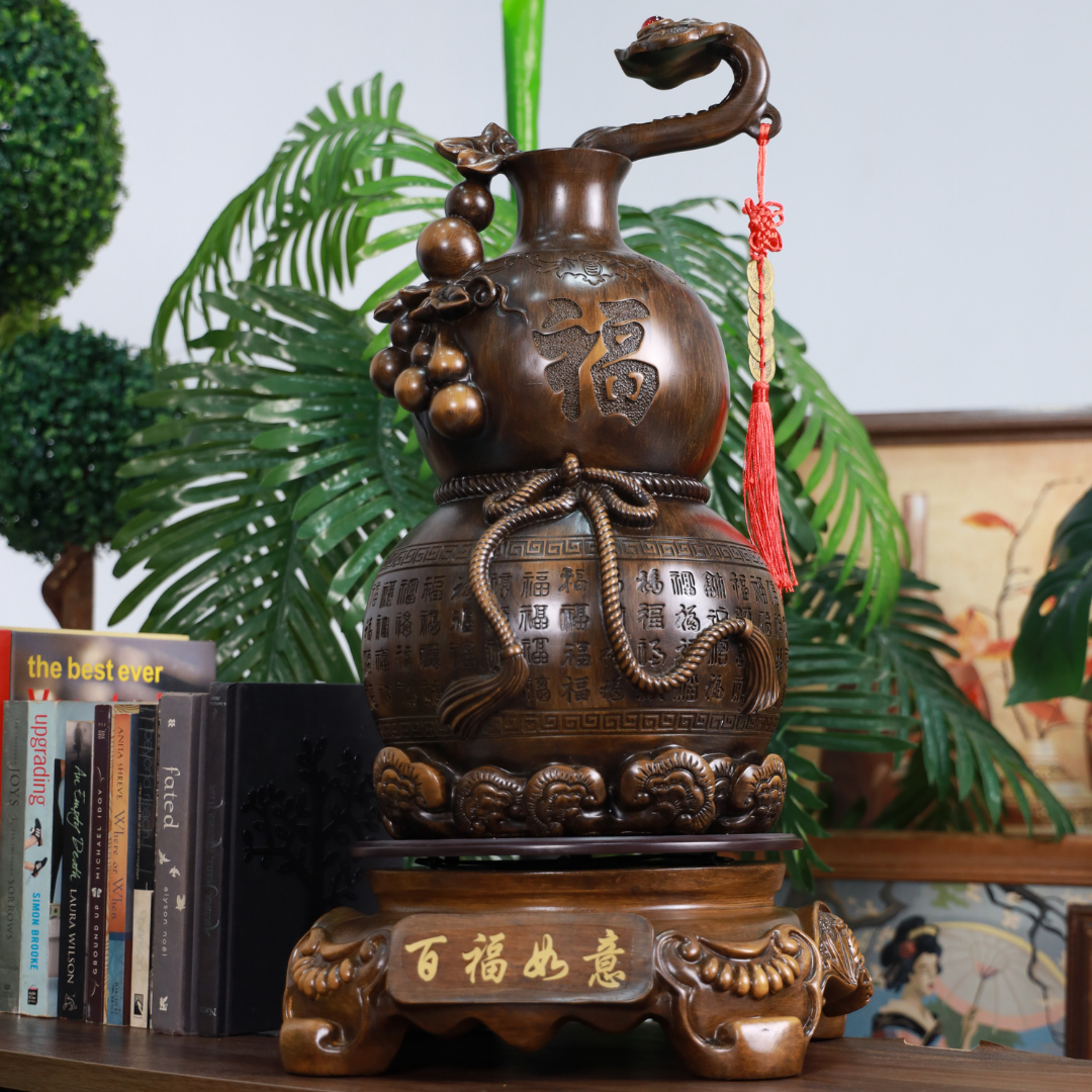 Grand Guardian of Life Wood Wu Lou 62cm