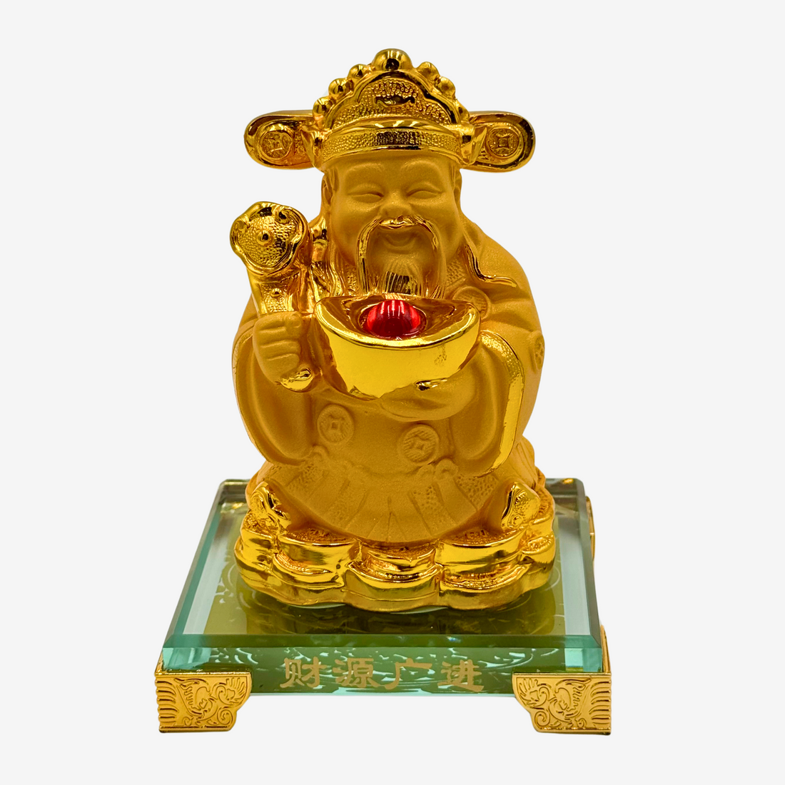 Mini God of Wealth for Rich Blessings 14cm Default Title - Feng Shui Charms - Royal Dragon Decor Philippines