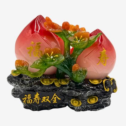 Red Peaches of Immortality 20cm Default Title - Feng Shui Charms - Royal Dragon Decor Philippines