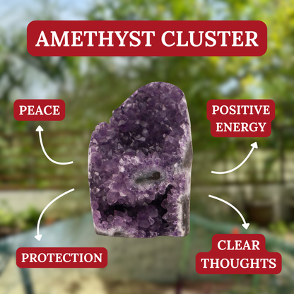 Amethyst Cluster of Pure Healing Energy 700-800g