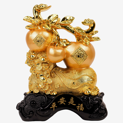 Three Golden Apples of Happiness 27cm