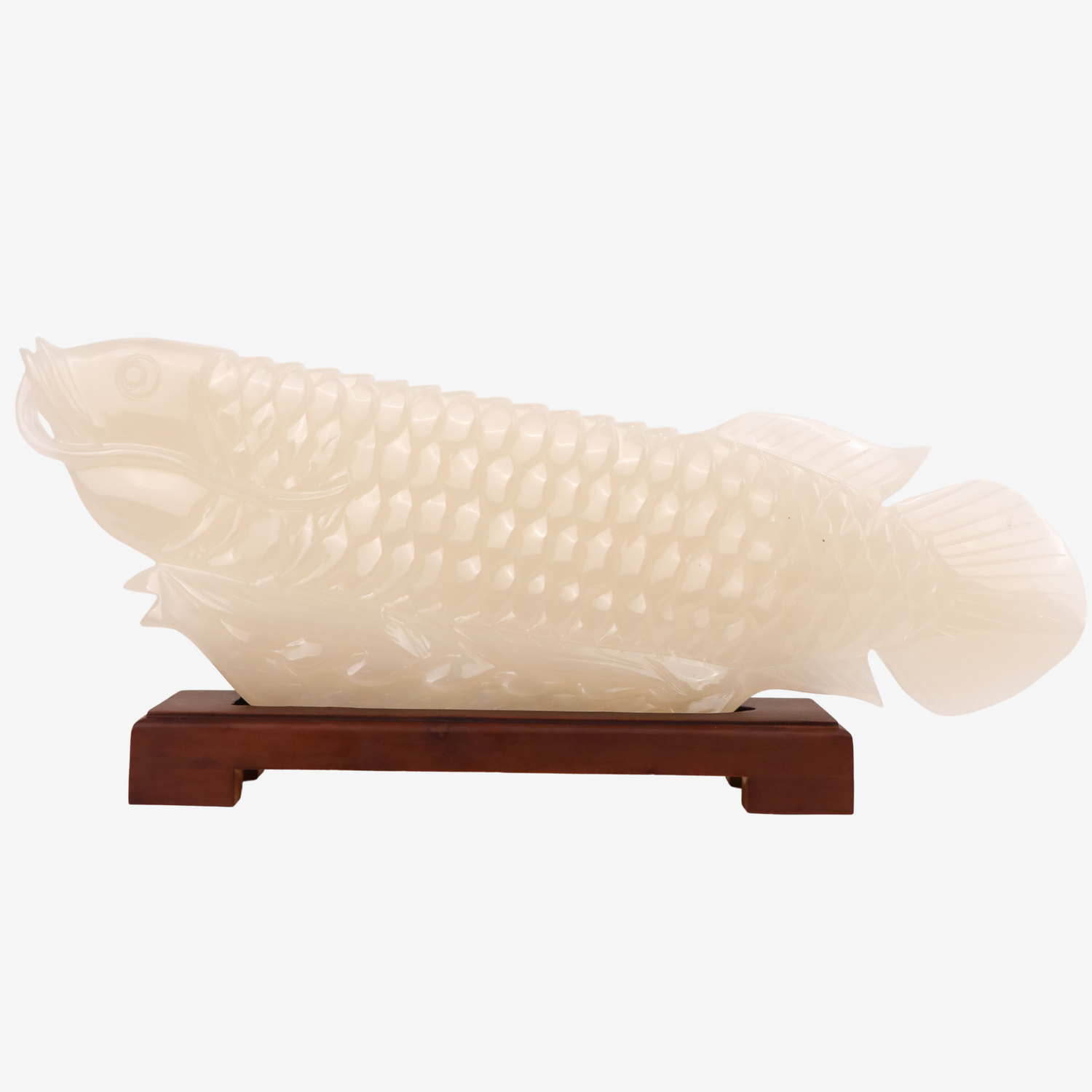 "Strengthen Business Luck" - Jade Arowana 62cm