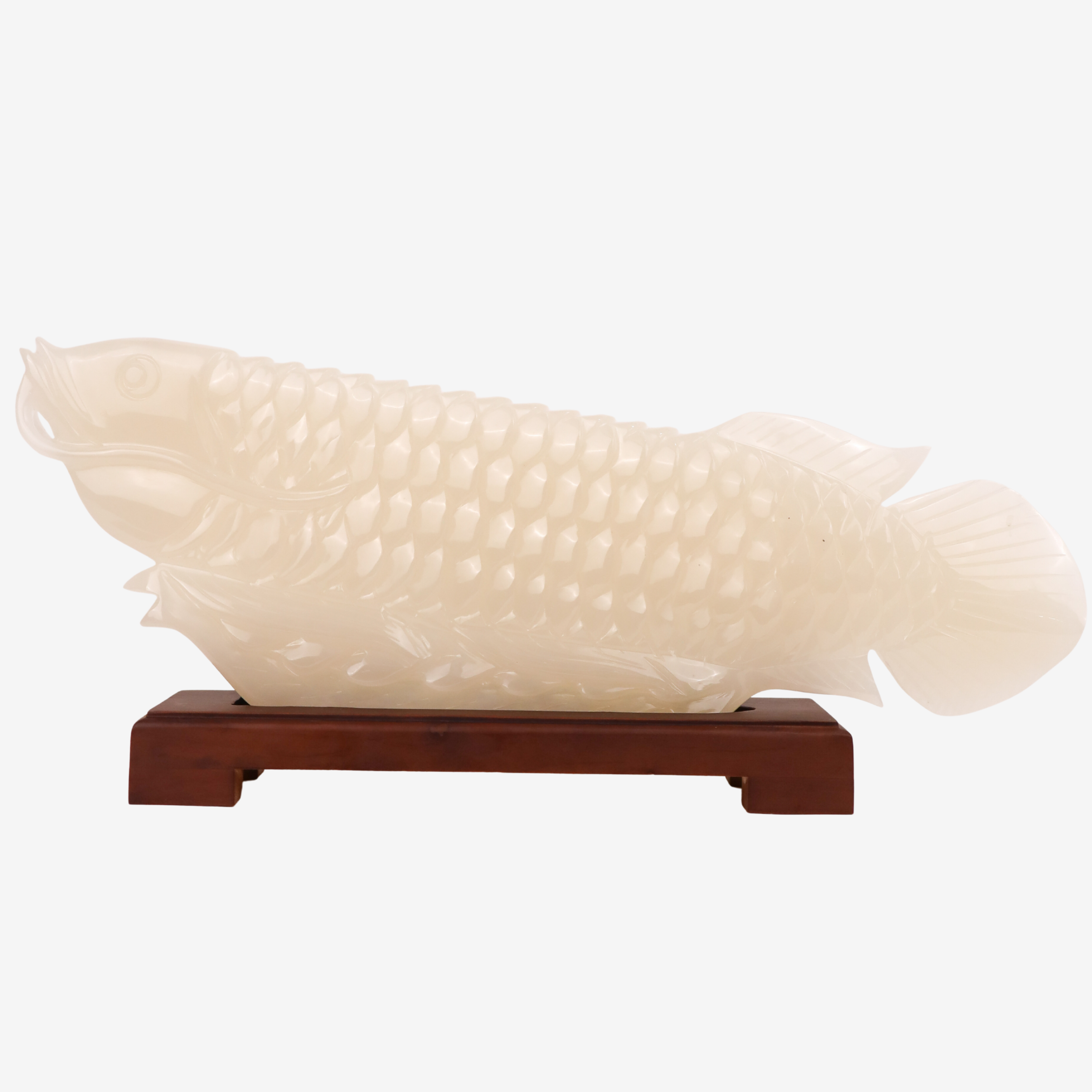 "Strengthen Business Luck" - Jade Arowana 62cm