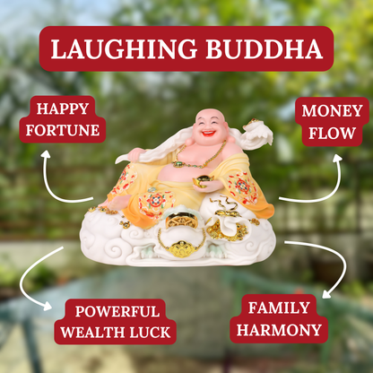Colorful Prosperity Laughing Buddha 39cm