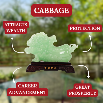 Chinese Wealth Cabbage of Easy Fortune 35cm