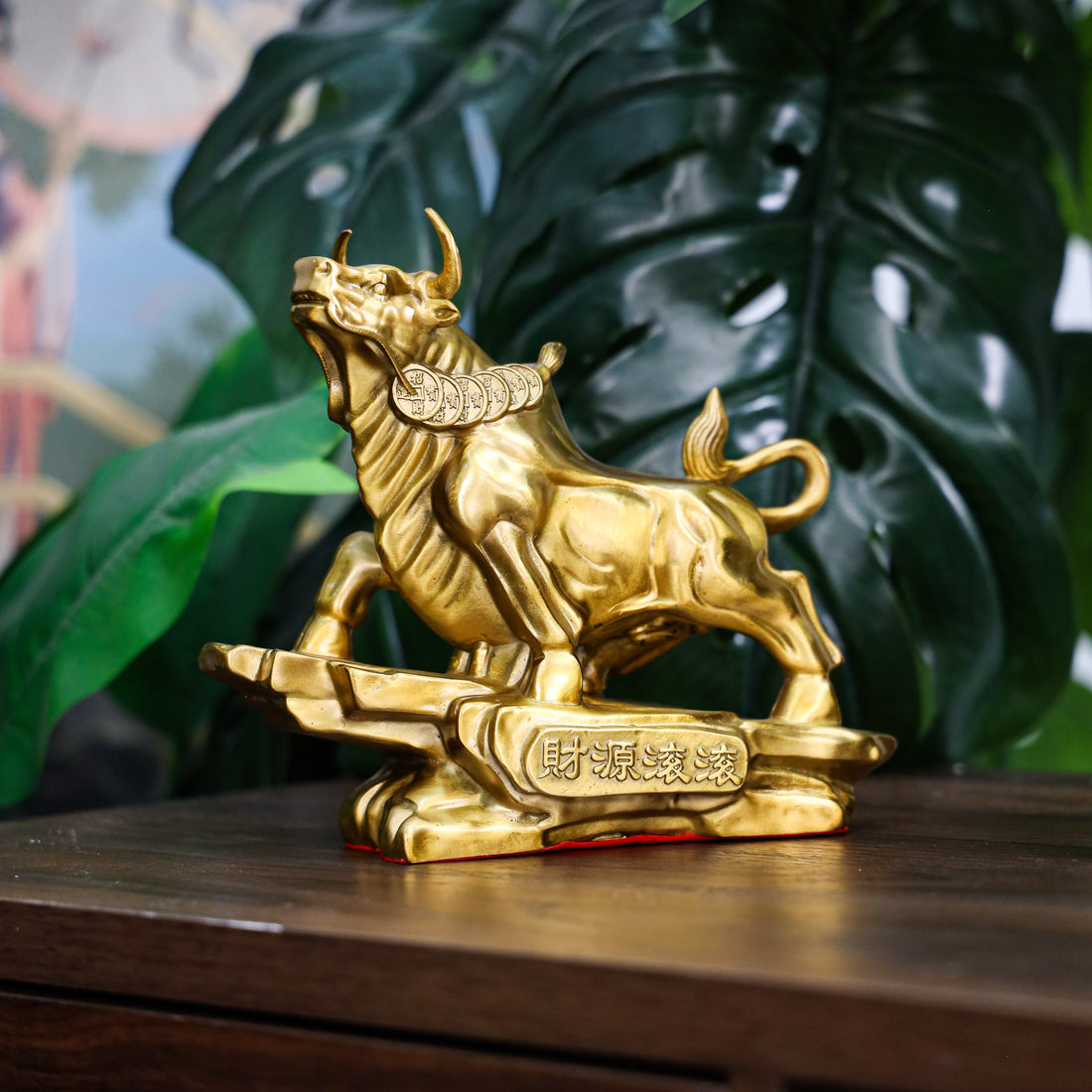 Brass Ox of Triumph &amp; Success 21cm