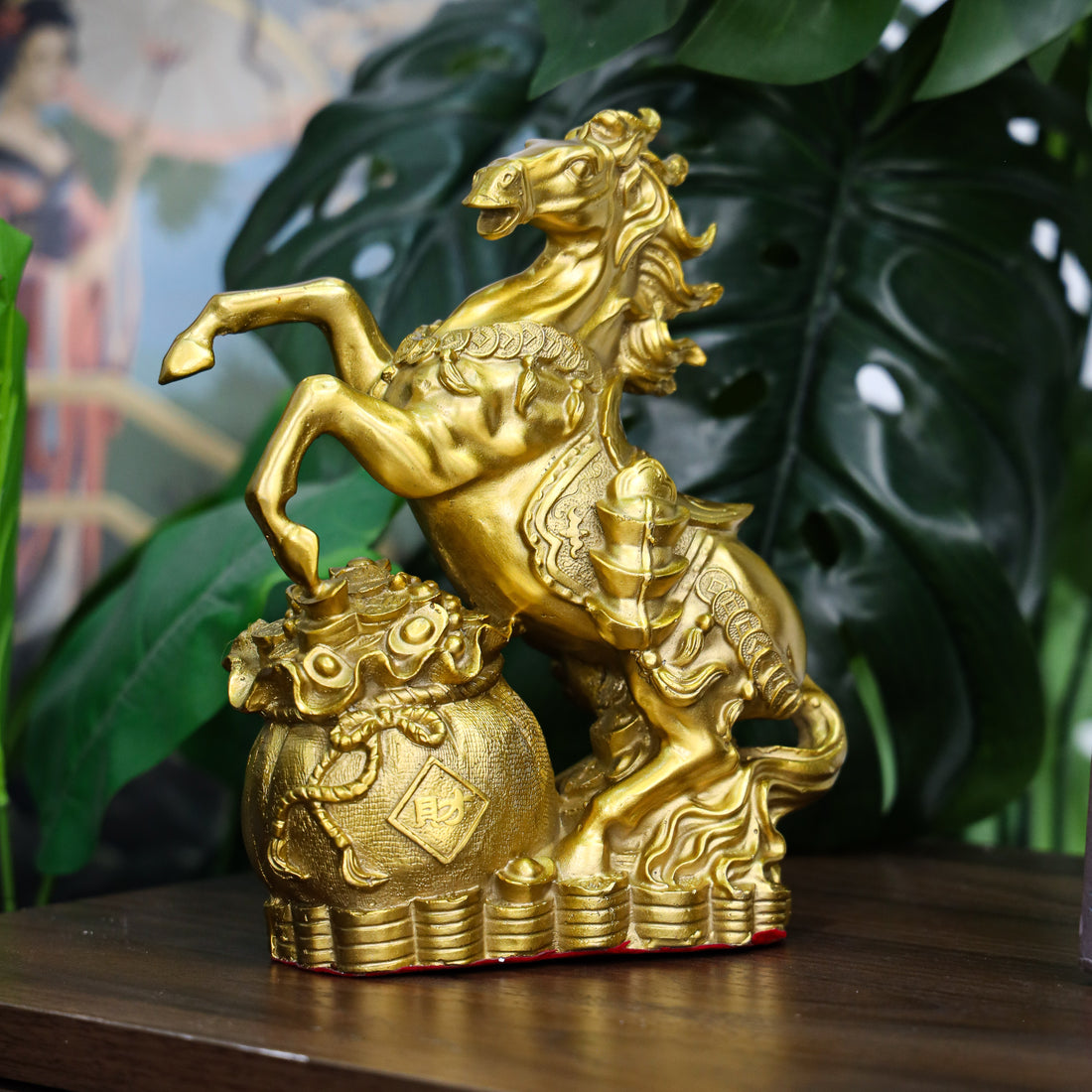 Galloping Glory Brass Stallion Victory Horse 26cm