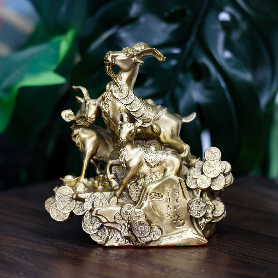 Three Goats of Care and Harmony 17cm