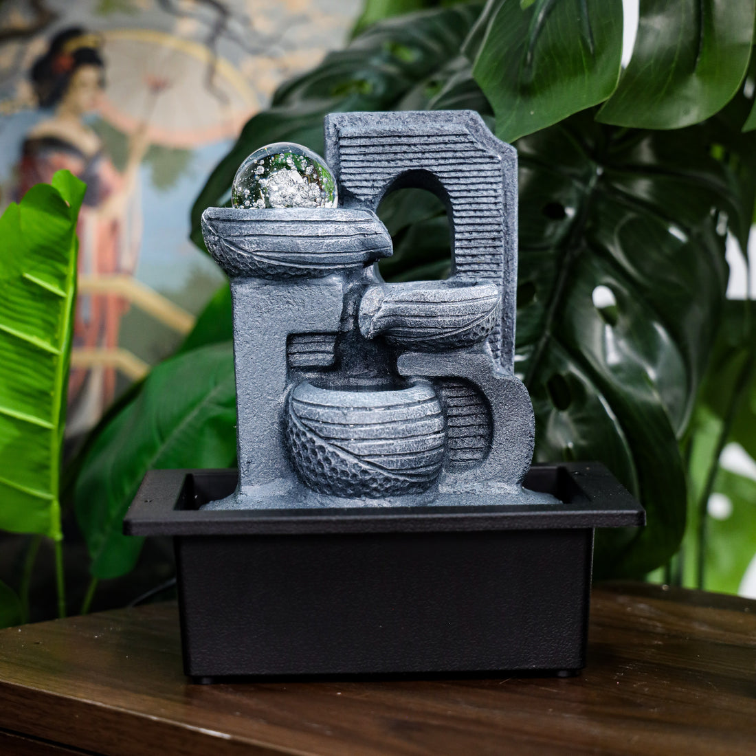 Lunar Harmony Water Fountain 27cm
