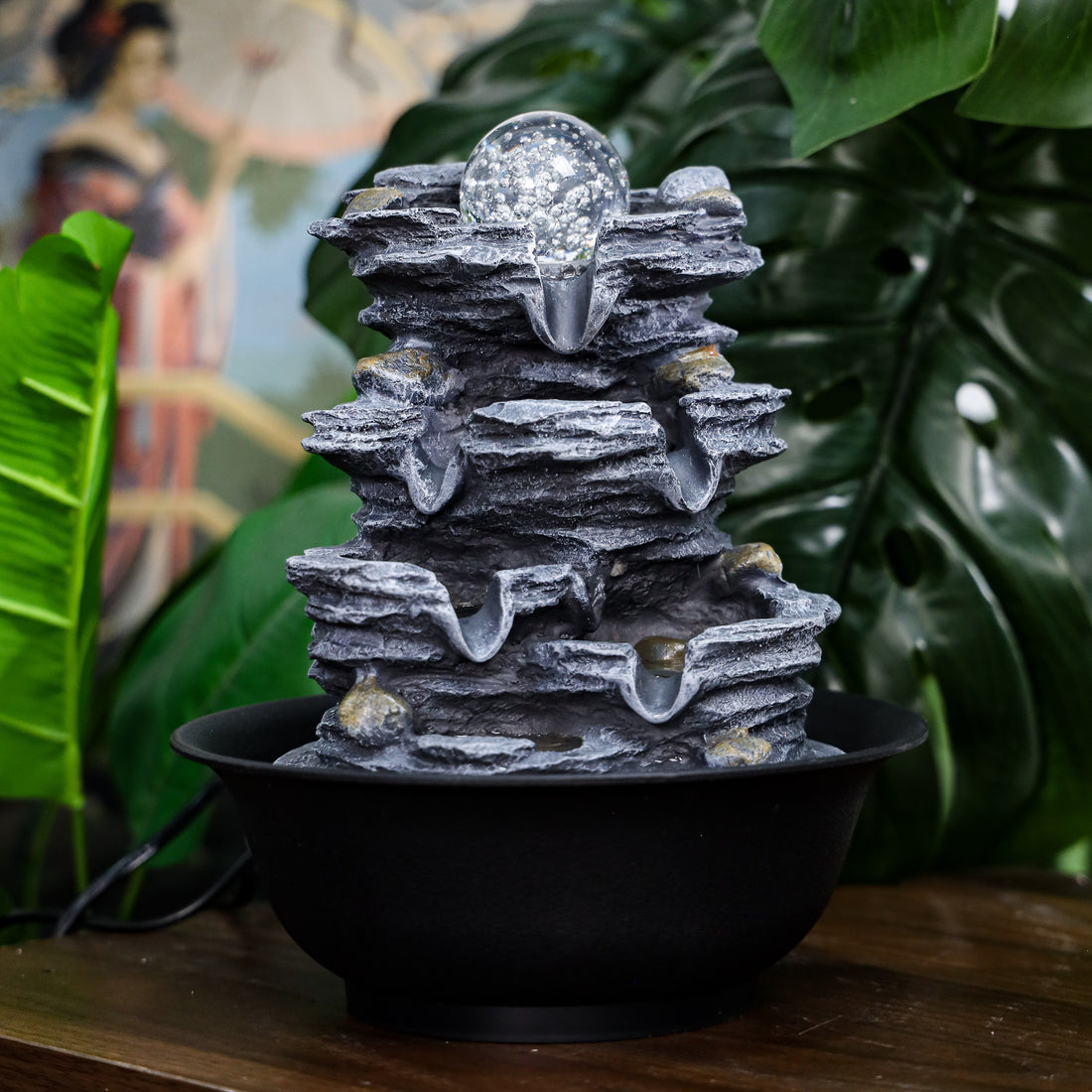 Elemental Peace Water Fountain 26cm