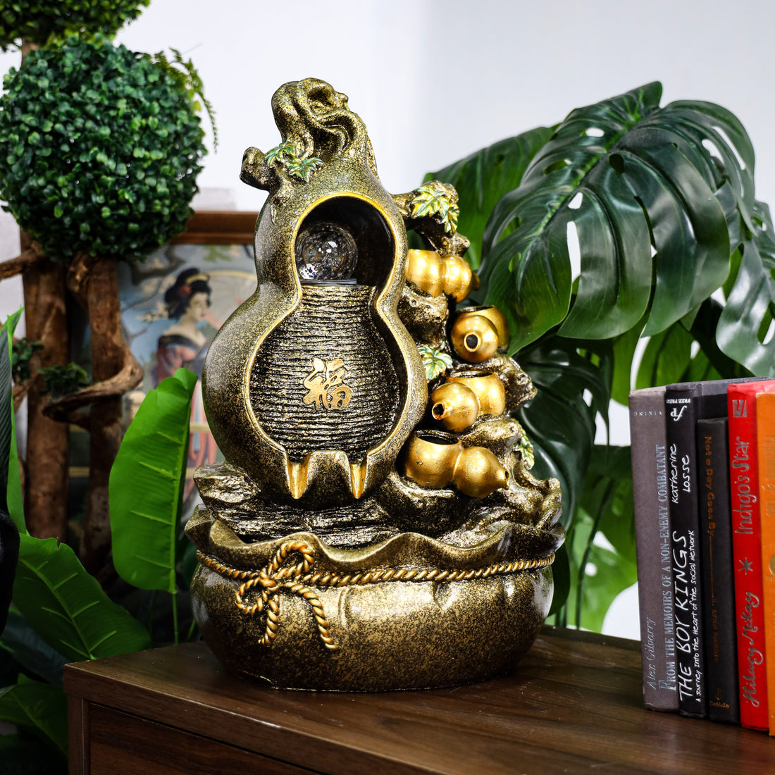 Flowing Chi Wu Lou Fountain 45cm