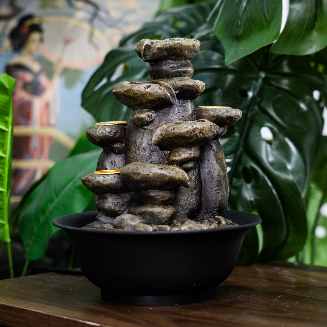 Endless Pour of Good Fortune Fountain 28cm