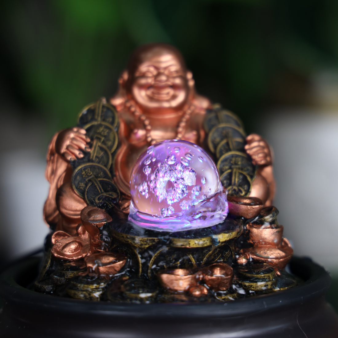 Happy Water Flow Buddha Fountain 20cm