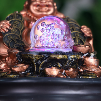 Happy Water Flow Buddha Fountain 20cm