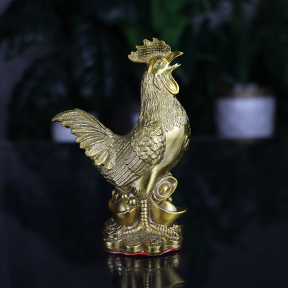 Brass Rooster of Recognition and Diligence 18cm
