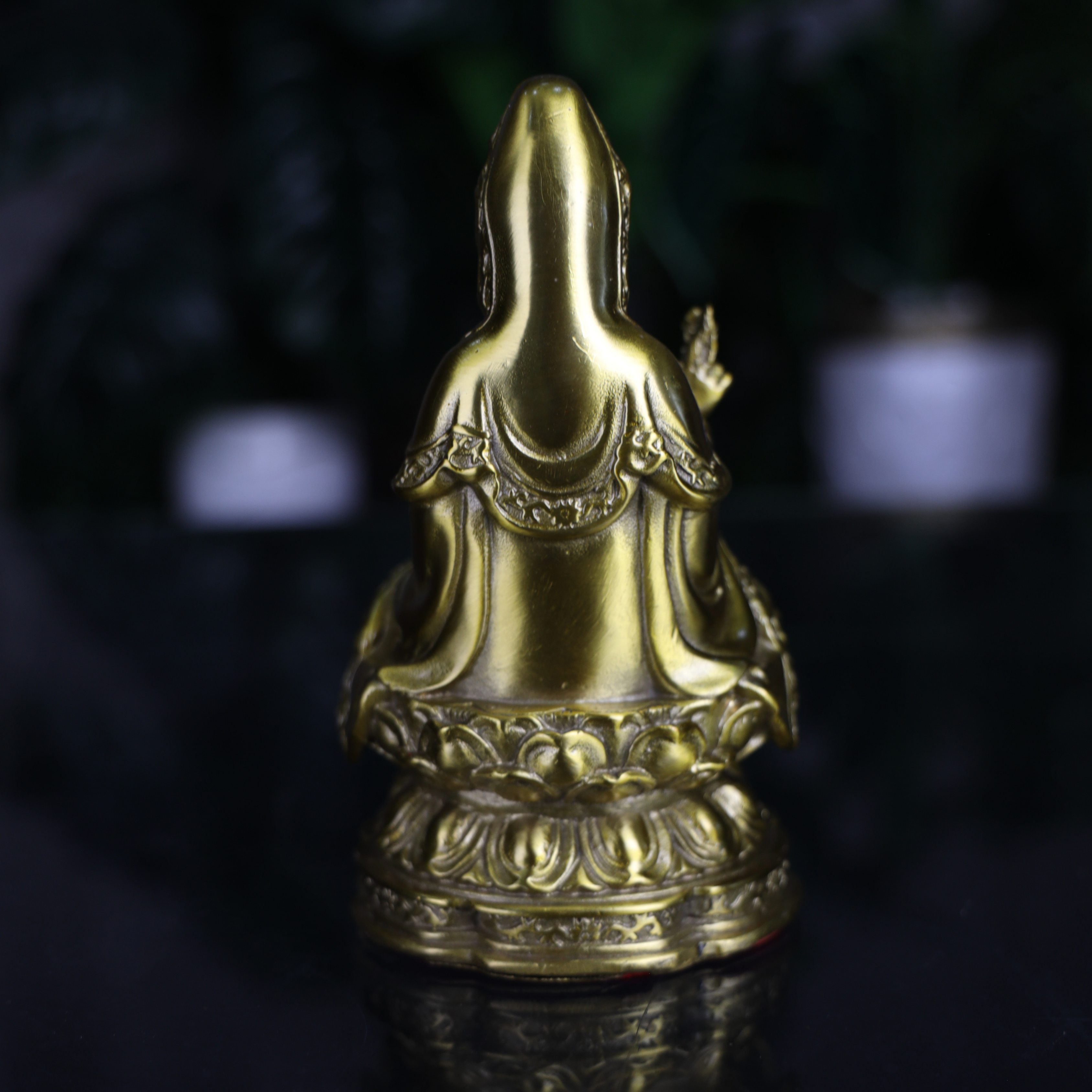 Brass Guan Yin of Grace &amp; Mercy 17cm