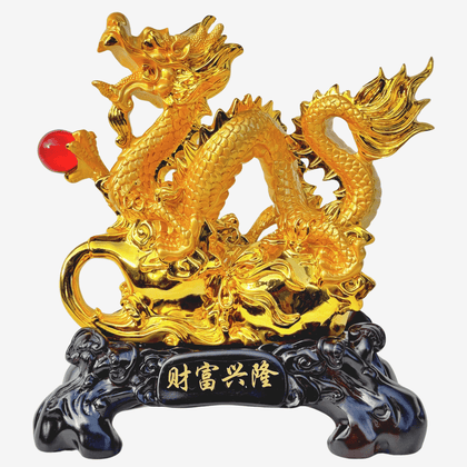 The Royal Dragon of Good Fortune 35cm Default Title - Feng Shui Charms - Royal Dragon Decor Philippines