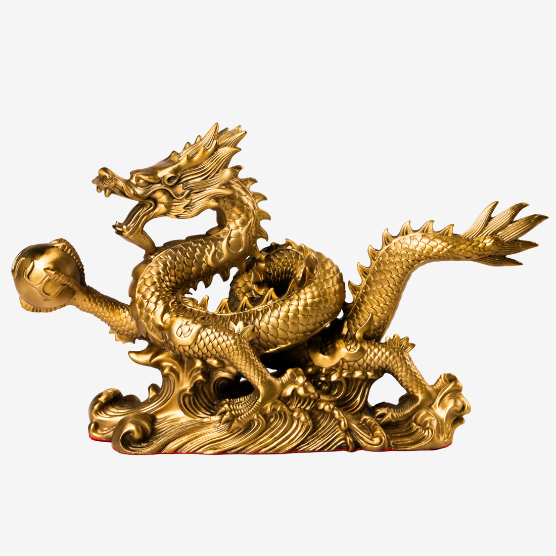 Ferocious Dragon of Triumph and Victory Brass 34cm