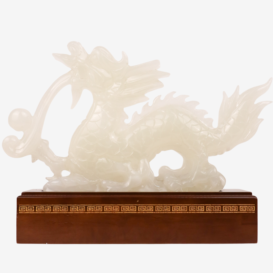 "Attract Power and Victory" - Jade Dragon 42cm