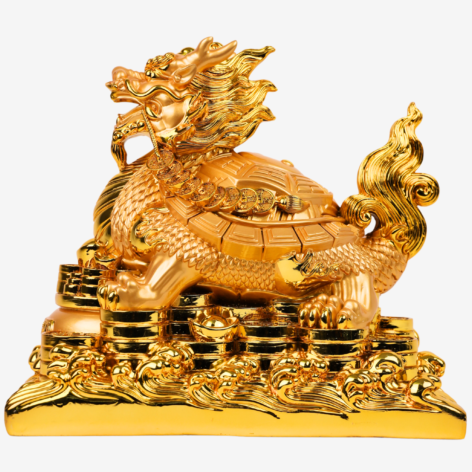 Successful Forever Golden Dragon Turtle 32cm