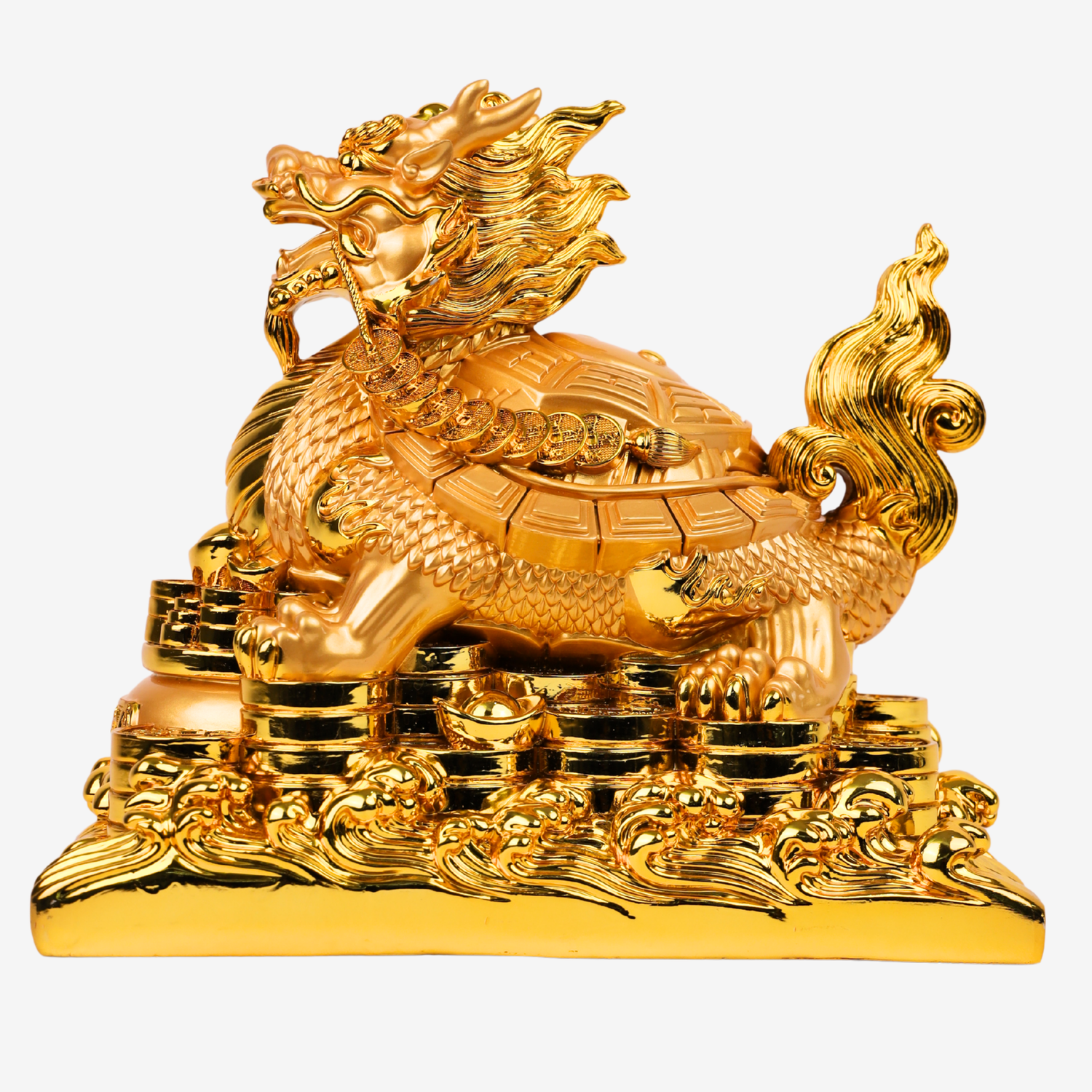 Successful Forever Golden Dragon Turtle 32cm