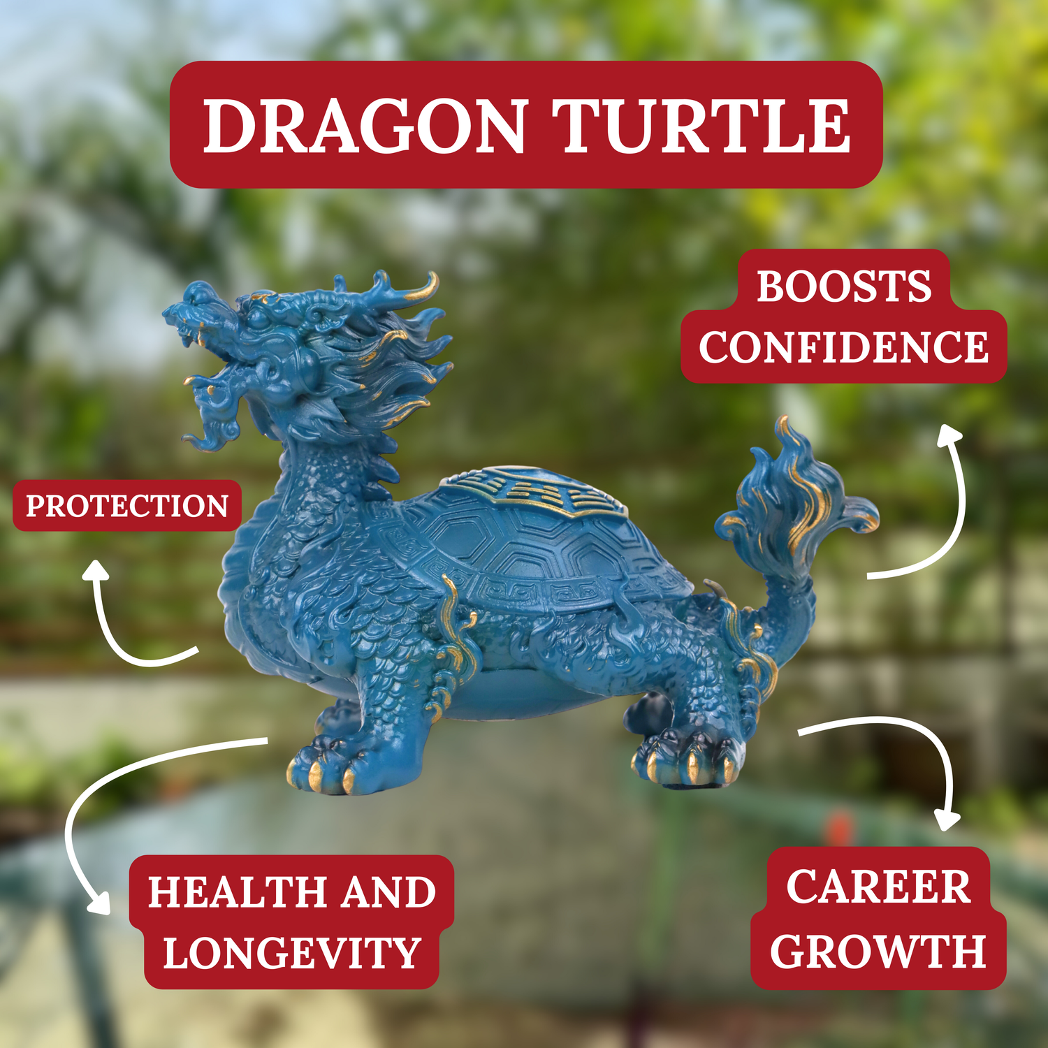 Admiral of the Sea - Azure Dragon Turtle 18cm