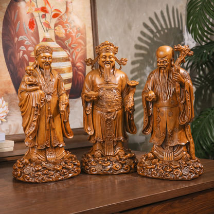Ancient Fuk Luk Sau Set for Life Success 40cm