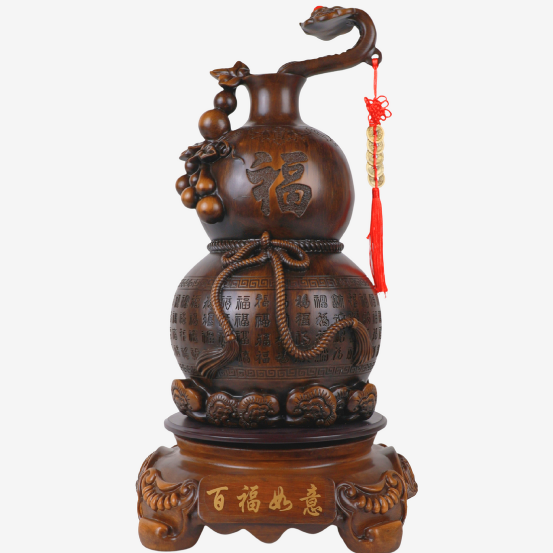 Grand Guardian of Life Wood Wu Lou 62cm
