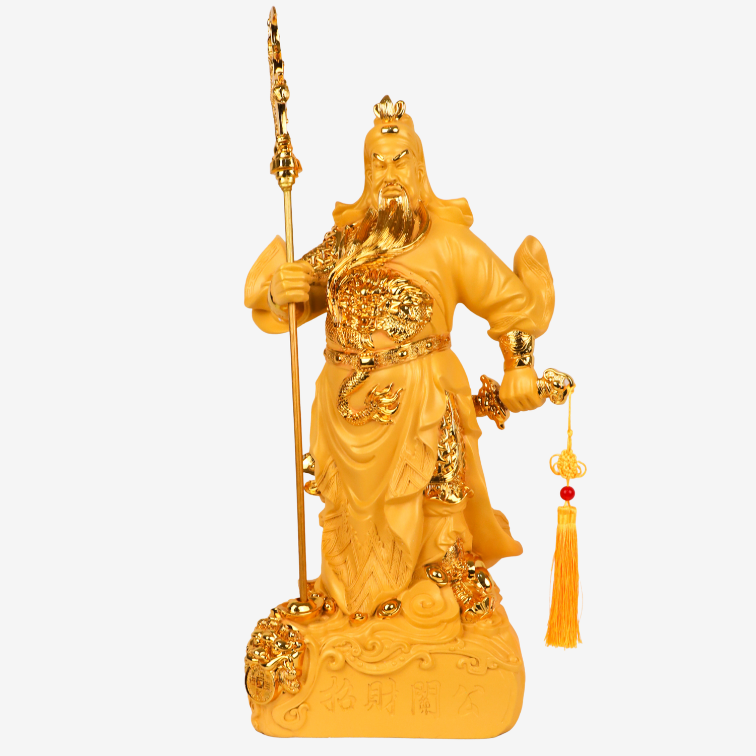 Golden Guan Gong of Power &amp; Wealth 50cm