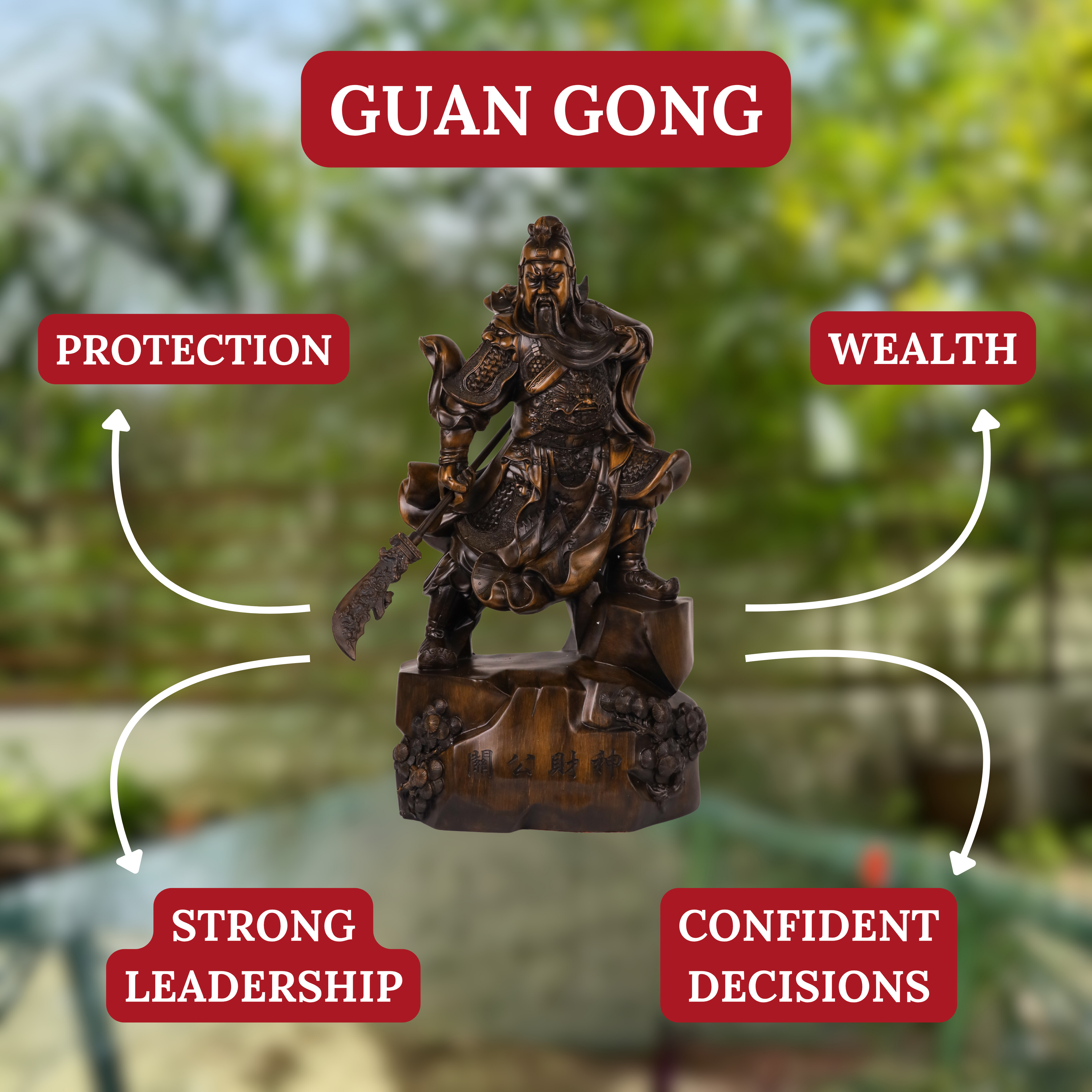 Supreme Warrior Guan Gong for Defense 75cm