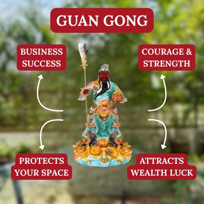 Power of the Ocean Azure Guan Gong 40cm