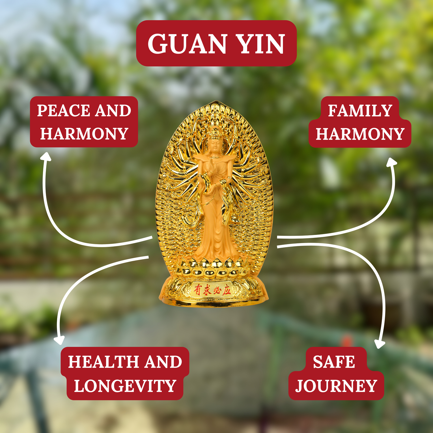 Thousand-Hand Guan Yin of Protection &amp; Support 33cm