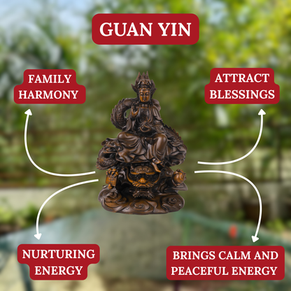 Dragon Lady Guan Yin of Strong Protection 45cm