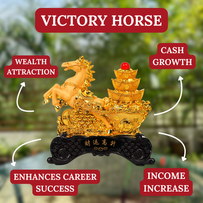 Bring Home Abundance Horse &amp; Treasure 18cm