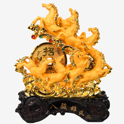 Rising Family of Horses in Pure Success 51cm