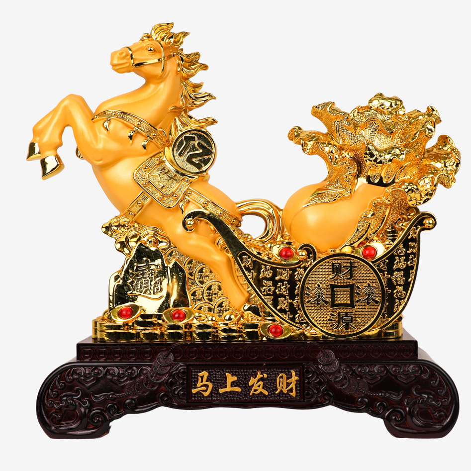 Wealth Harvester Victory Horse with Cabbage 46cm
