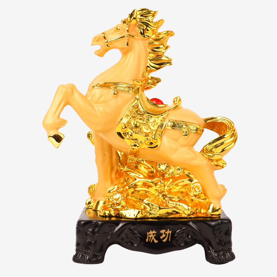 Golden Zodiac Horse of Fast Success 18cm