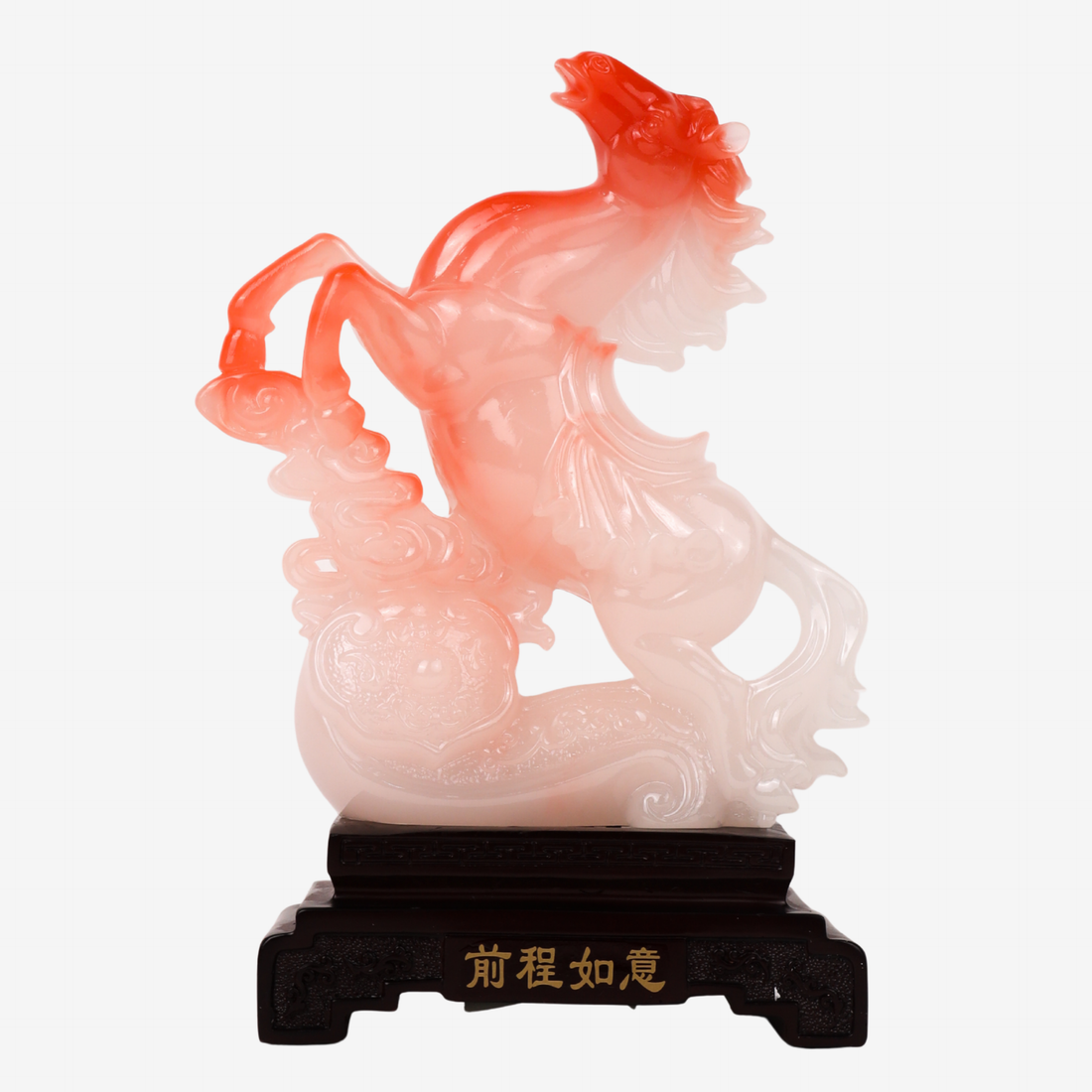 White Horse of Clear Direction and Success 28cm